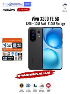 Vivo X200 FE 5G - 12GB RAM - 512GB Storage - Easy Monthly Installments - PTA Approved - 1 Year Official Warranty - The Original Bro Mobiles - TOB70